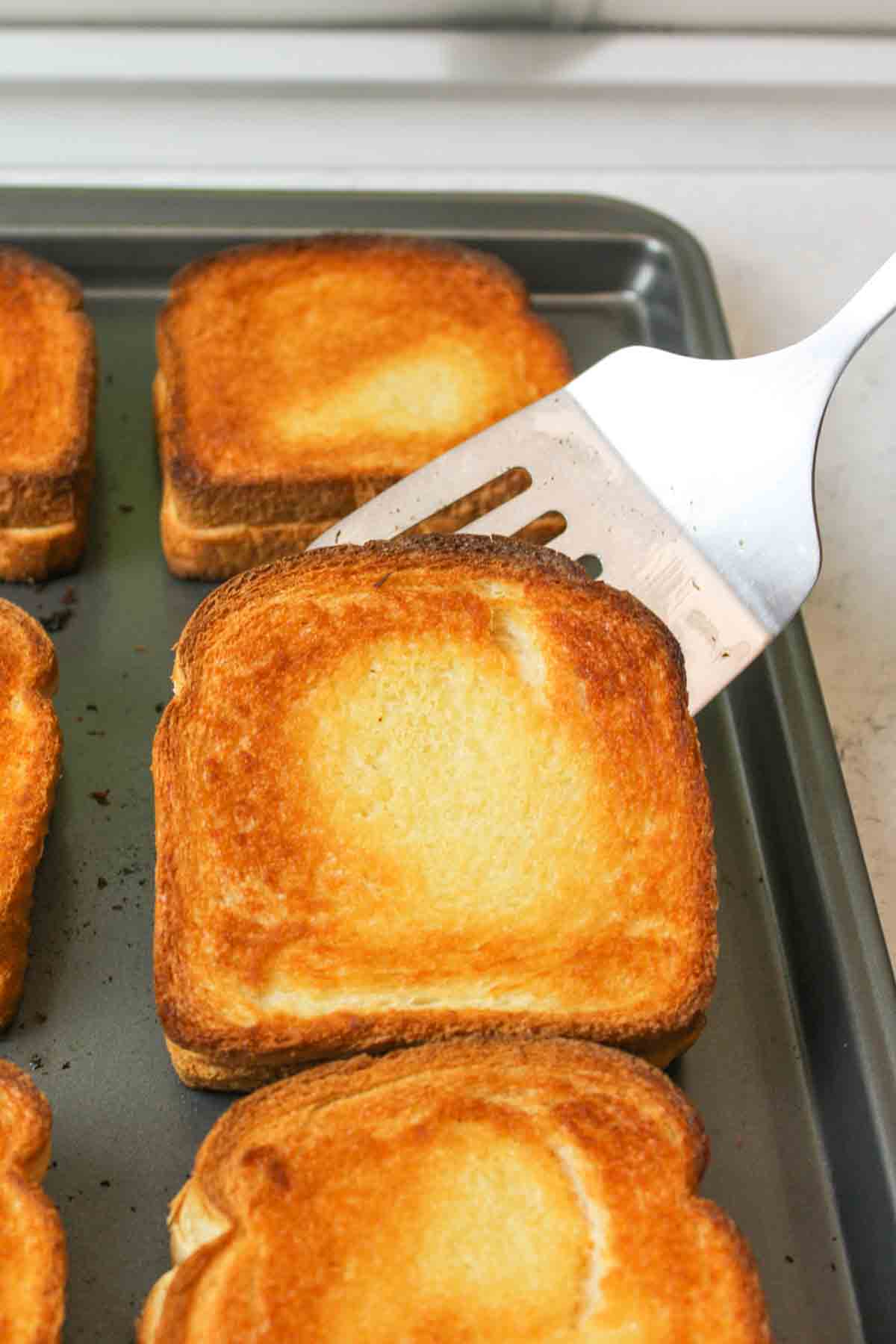 Sheet Pan Grilled Cheese