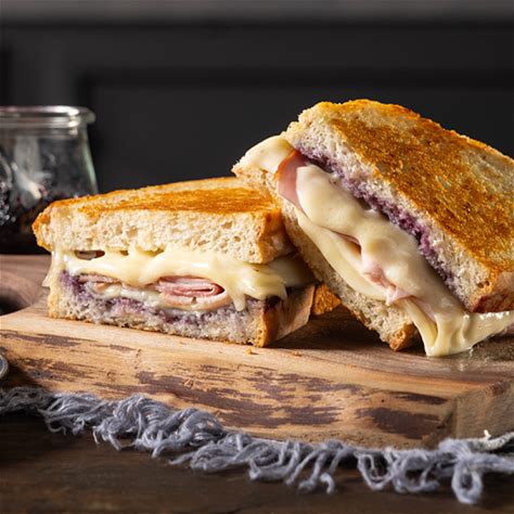 Blueberry BBQ Grilled Cheese