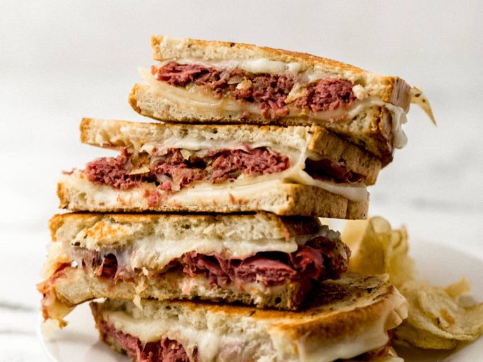 CORNED BEEF GRILLED CHEESE