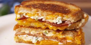 Pigs in a Blanket Grilled Cheese