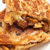 HOT HONEY MUSHROOM GRILLED CHEESE