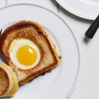 TOAD-IN-THE-HOLE GRILLED CHEESE