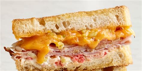 Ham and Pimiento Grilled Cheese