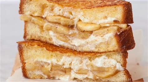 Banana Foster Grilled Cheese