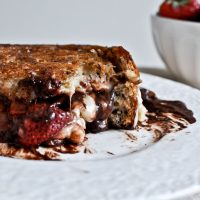 ROASTED STRAWBERRY GRILLED CHEESE