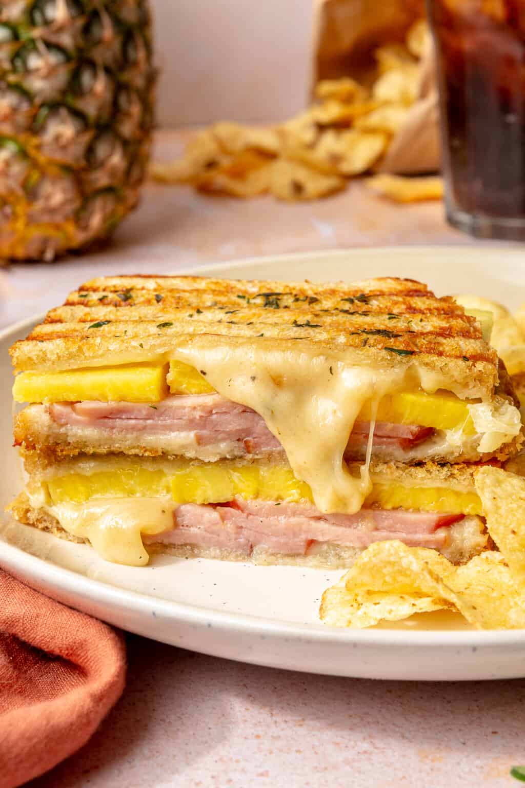 Hawaiian Grilled Cheese