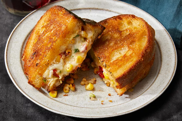 Corn and Calabrian Chile Grilled Cheese