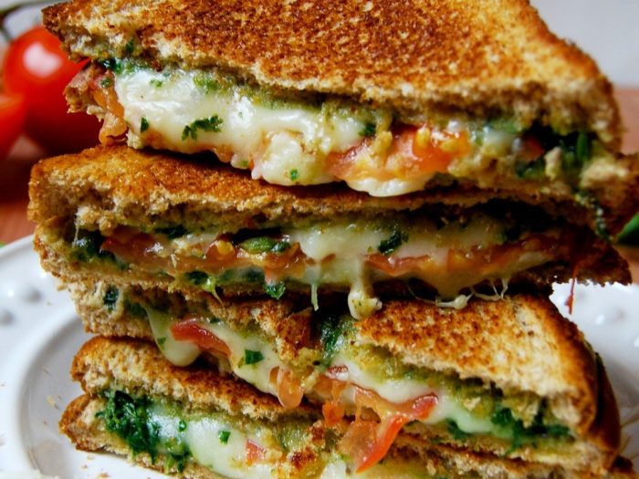 BASIL GRILLED CHEESE
