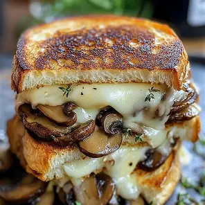 Mushroom Grilled Cheese