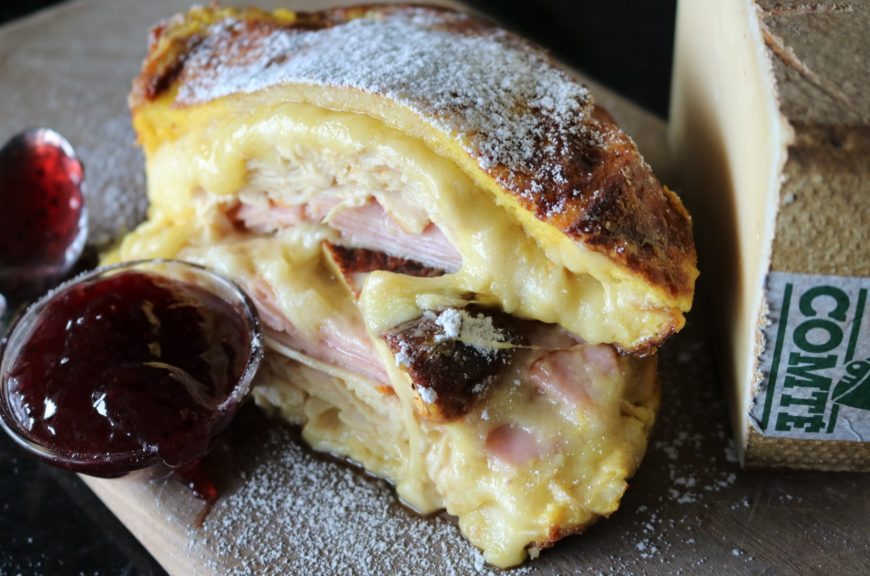 Monte Cristo Sandwich with Comte Cheese
